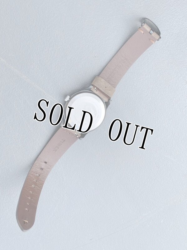 画像8: 米軍放出品  TIMEX 40MM ミリタリー アナログ     レザー ベルト  (8)