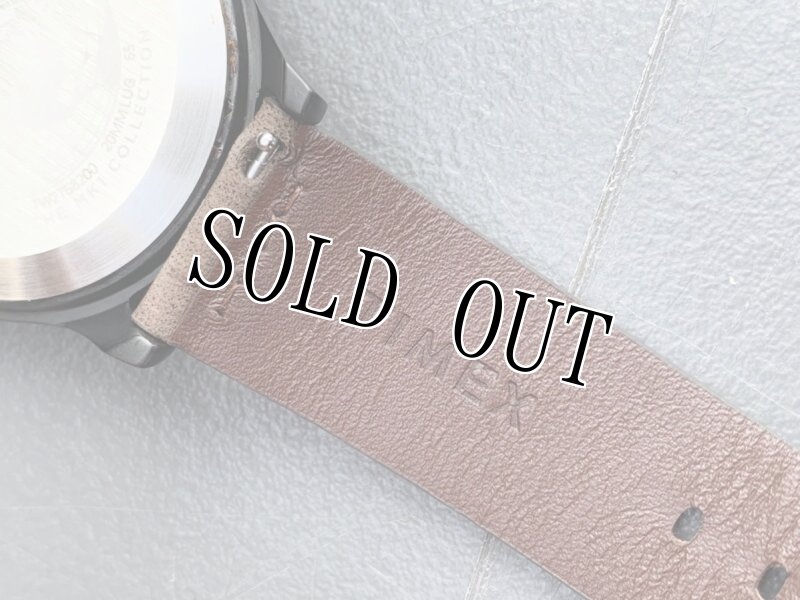 画像5: 米軍放出品  TIMEX 40MM ミリタリー アナログ     レザー ベルト  (5)