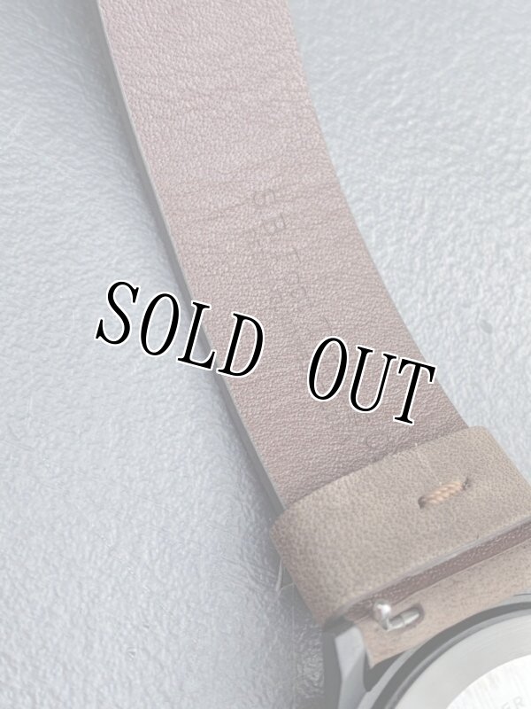 画像6: 米軍放出品  TIMEX 40MM ミリタリー アナログ     レザー ベルト  (6)