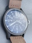 画像2: 米軍放出品  TIMEX 40MM ミリタリー アナログ     レザー ベルト  (2)