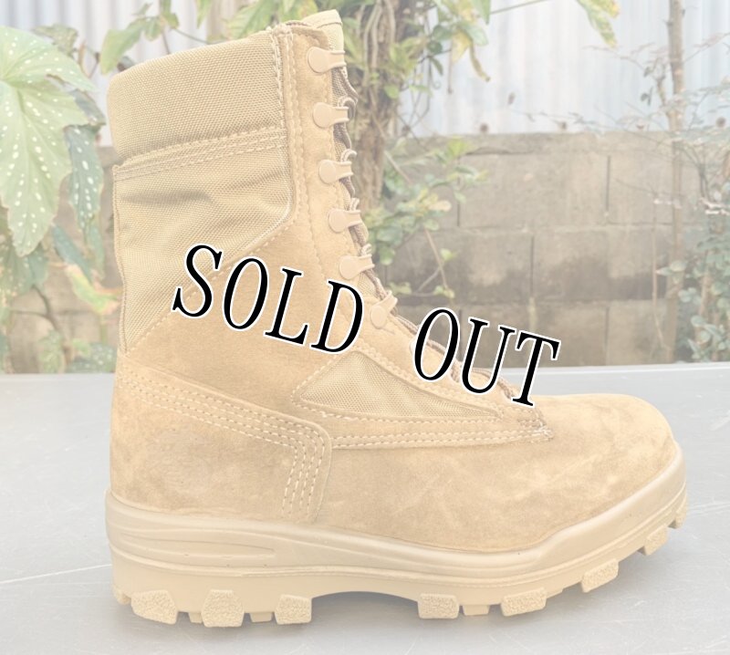 画像4: 米海兵隊実物 BATES デザートマーパットブーツ　8W (4)