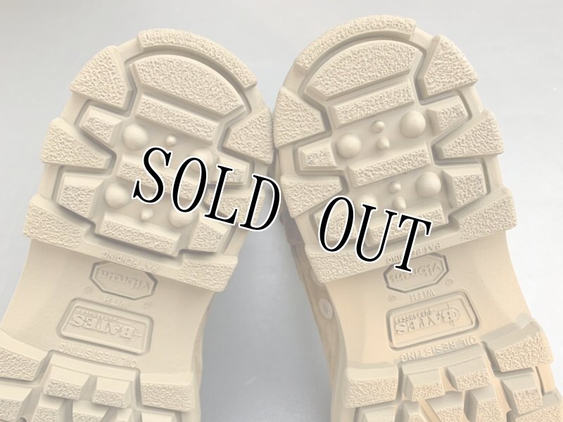 画像9: 米海兵隊実物 BATES デザートマーパットブーツ　8W (9)