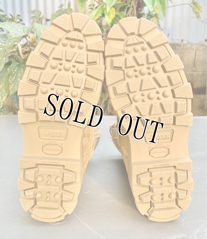 画像7: 米海兵隊実物 BATES デザートマーパットブーツ　8W (7)