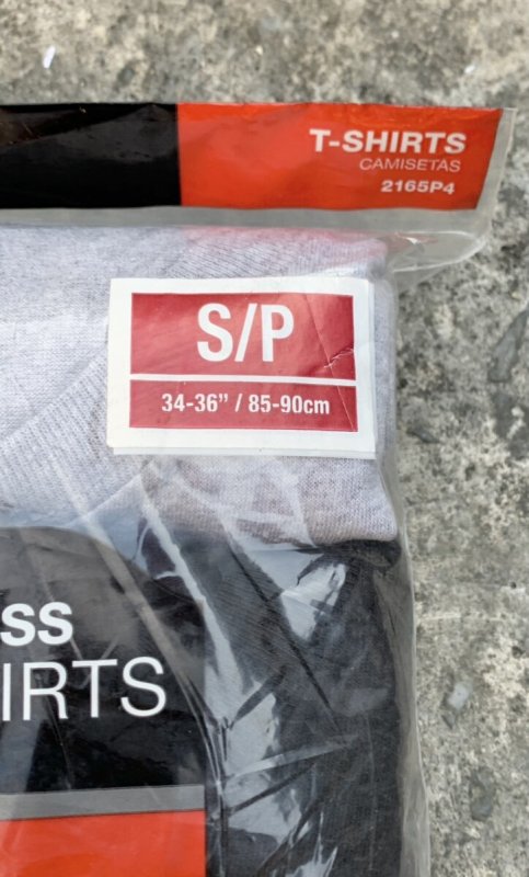 画像3: 米軍放出品 HANES ヘインズ Tシャツ 4枚セット ブラックx2 & グレーx2 Small (3)