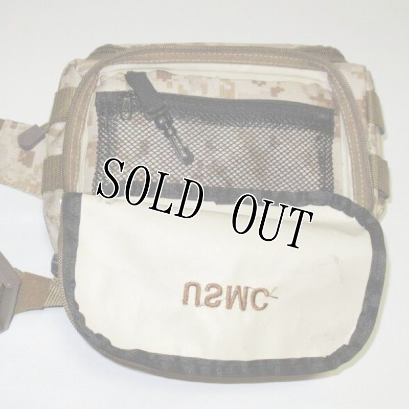 画像4: 米軍放出品 USMC デザートピクセル ウエストポーチ (4)