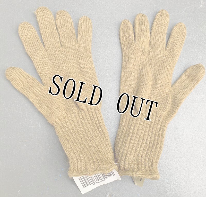 画像2: 米軍実物 GLOVE INSERT CW LIGHTWEIGHT 軍手 コヨーテ M (2)