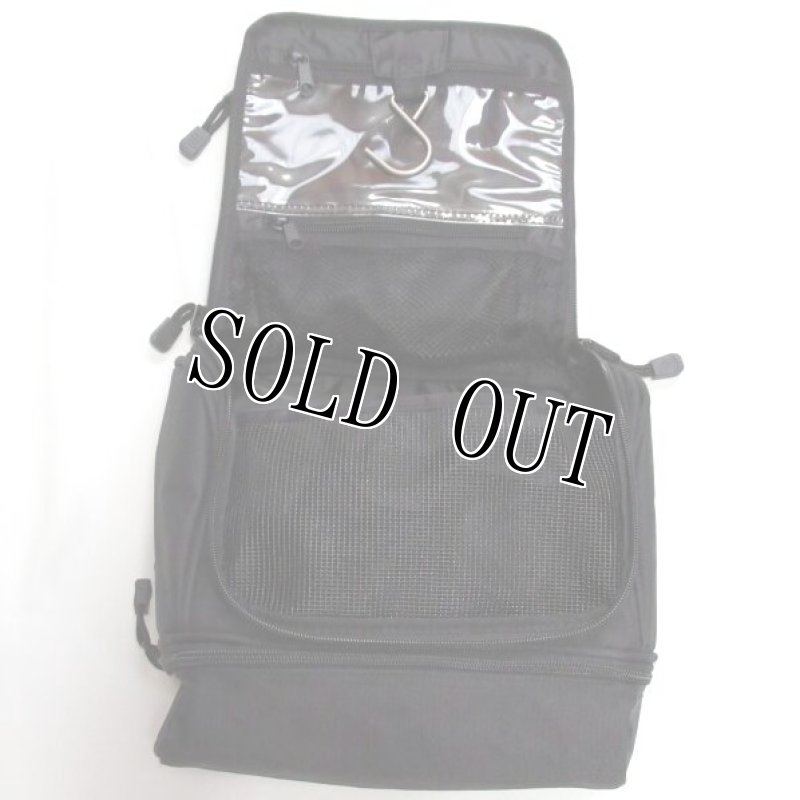 画像4: 米軍放出品 トラベルポーチ ブラック (4)