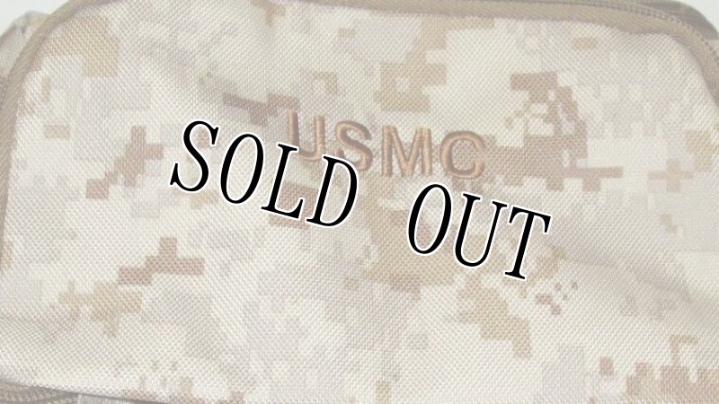 画像2: 米軍放出品 USMC デザートピクセル ウエストポーチ (2)