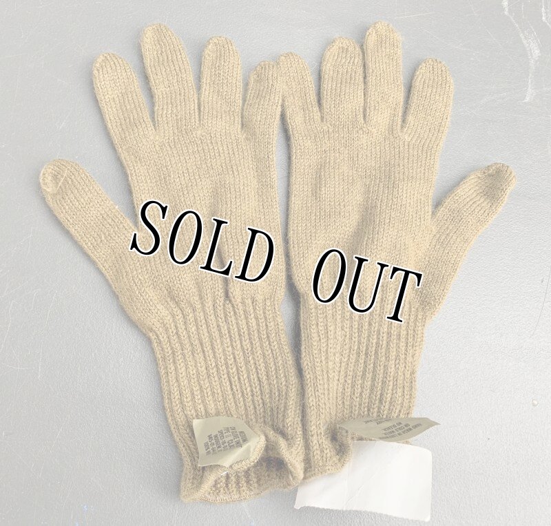 画像3: 米軍実物 GLOVE INSERT CW LIGHTWEIGHT 軍手 コヨーテ M (3)