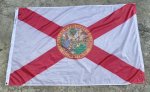 画像1: 米軍放出品 アメリカ フロリダ州 州旗 フラッグ (1)