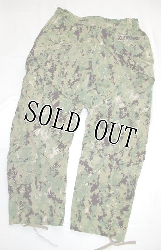 画像4: 米軍実物,US NAVY, AOR2 NUW 迷彩ジャケット/パンツ TYPEIII (4)