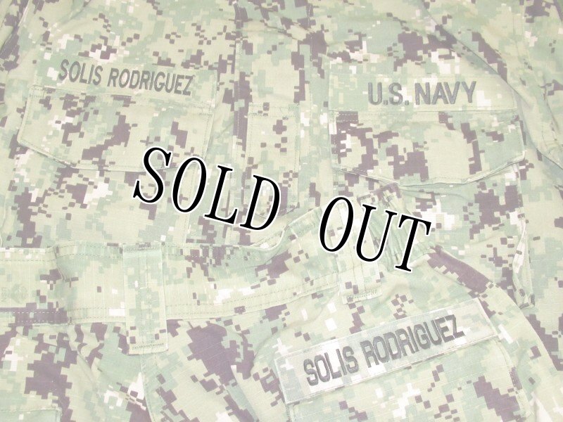 画像2: 米軍実物,US NAVY, AOR2 NUW 迷彩ジャケット/パンツ TYPEIII (2)