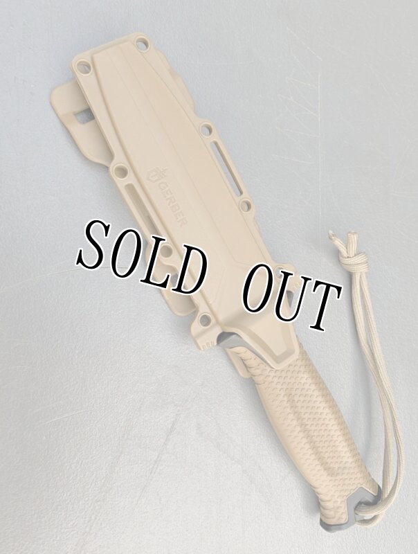 画像9: 米軍放出品 GERBER ハンティングナイフ ノコ Strongarm シース付き  (9)