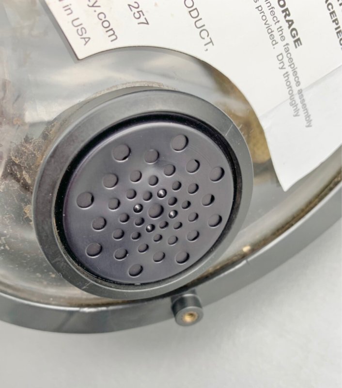 画像6: 米軍実物 Scott's AV-3000 facepiece with SureSeal ガスマスク L (6)