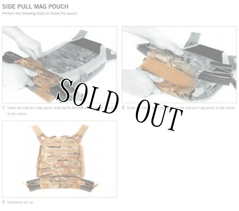 画像2: 米軍実物 クレイ・プレシジョン   SIDE-PULL マグ ポーチ (2)