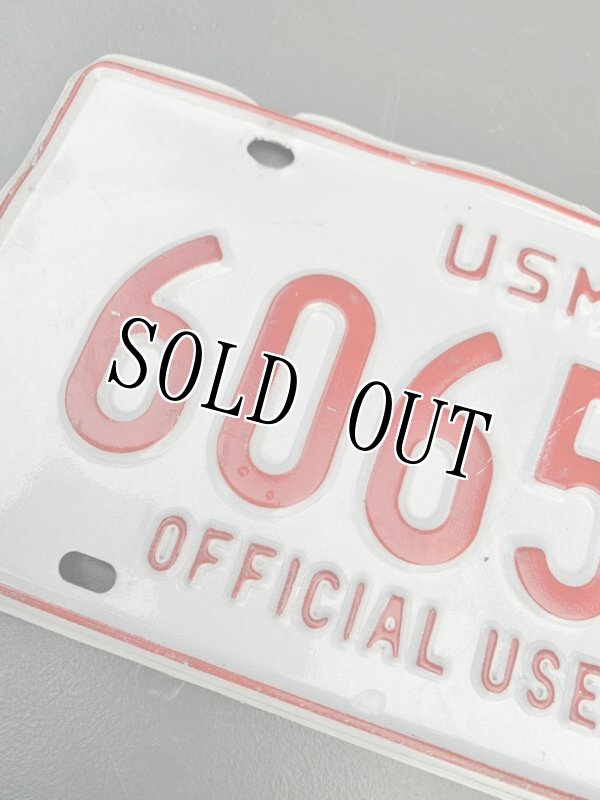 画像2: 海兵隊実物　ハマー/ハンビー　ナンバープレート (2)