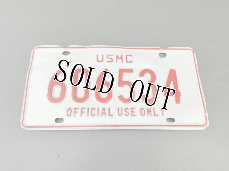 画像1: 海兵隊実物　ハマー/ハンビー　ナンバープレート (1)