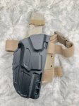 画像1: 海兵隊実物 SAFARILAND 7390 MCS-73    Drop Leg Duty Holster Beretta 92f  (1)