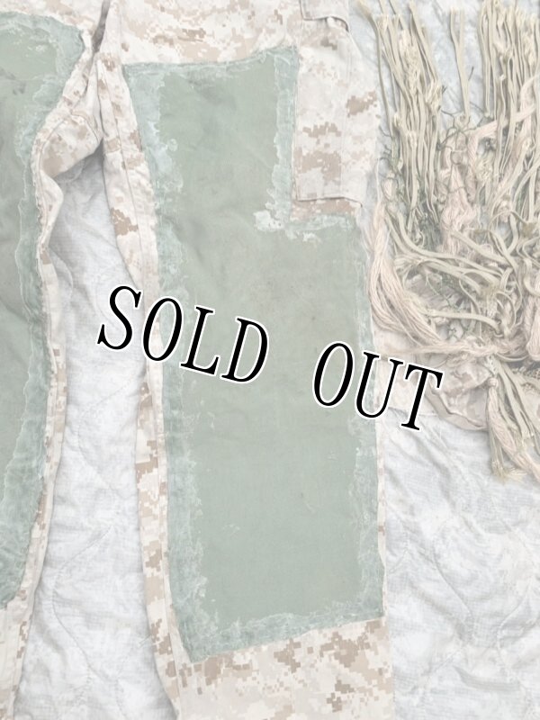 画像3: 米海兵隊実物放出品 狙撃手   スナイパー用  ギリーパンツギリーハット (3)