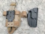 画像2: 海兵隊実物 SAFARILAND 7390 MCS-73    Drop Leg Duty Holster Beretta 92f  (2)