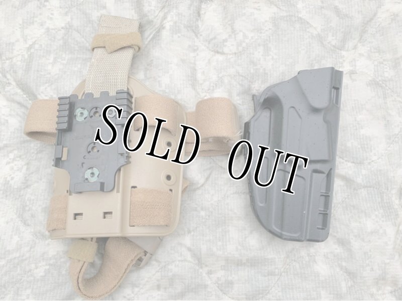 画像2: 海兵隊実物 SAFARILAND 7390 MCS-73    Drop Leg Duty Holster Beretta 92f  (2)