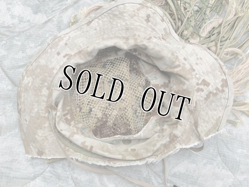 画像10: 米海兵隊実物放出品 狙撃手   スナイパー用  ギリーパンツギリーハット (10)