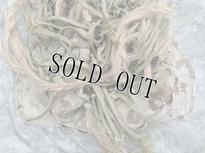 画像9: 米海兵隊実物放出品 狙撃手   スナイパー用  ギリーパンツギリーハット (9)