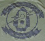 画像2: 米軍放出品　7TH COMMUNICATION BATTALION COMPANY"B"　Tシャツ　LARGE (2)