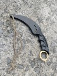 画像1:  海兵隊放出品 Karambit   カランビット ナイフ (1)