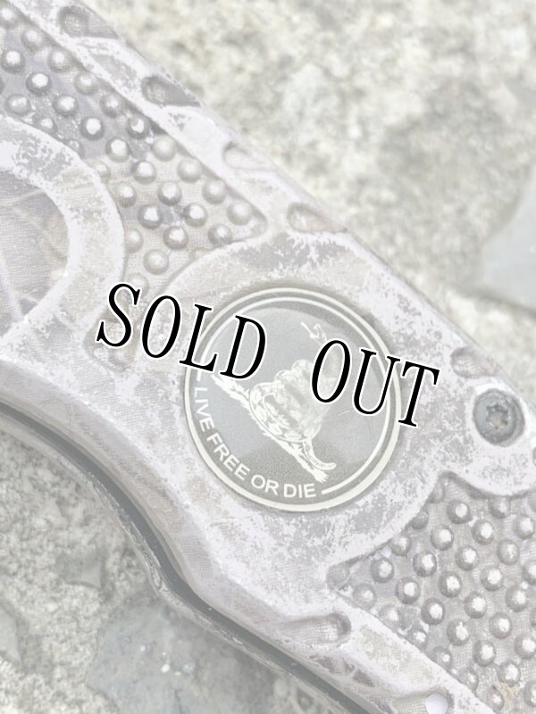 画像4: 米軍放出品 Live Free or Die フォールディング  レスキューナイフ  (4)