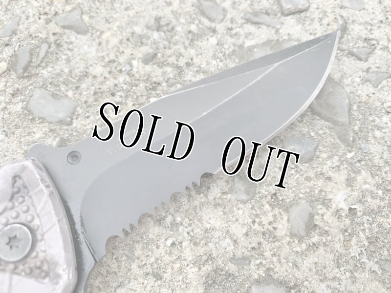 画像6: 米軍放出品 Live Free or Die フォールディング  レスキューナイフ  (6)