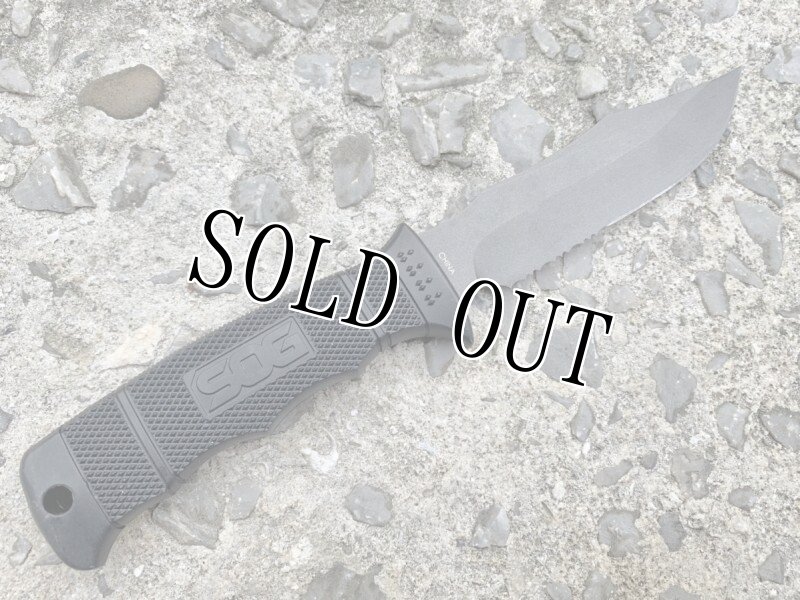 画像3: 米軍放出品 SOG SEAL PUP アウトドア ガーデン ノコ コンバット ナイフ   (3)