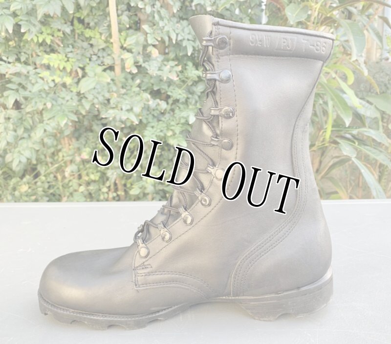 画像5: アメリカ軍実物 スピードレース コンバット レザーブーツ  (5)