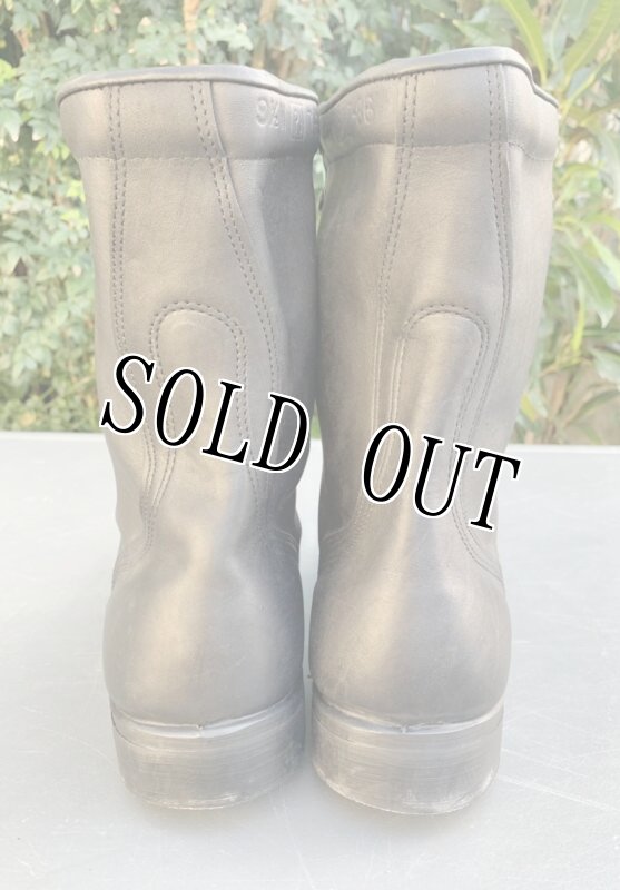 画像3: アメリカ軍実物 スピードレース コンバット レザーブーツ  (3)