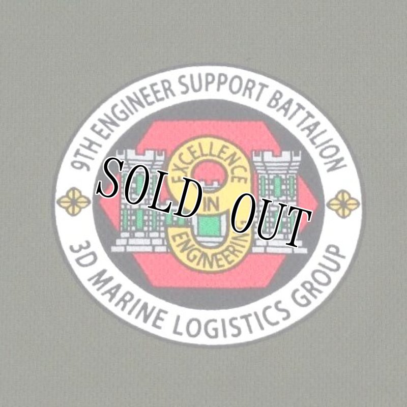 画像2: 米軍放出品　USMC 9TH ENGINEER SUPPORT BATTALION　Tシャツ　MEDIUM (2)