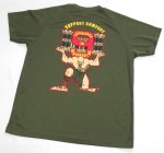 画像4: 米軍放出品　USMC 9TH ENGINEER SUPPORT BATTALION　Tシャツ　MEDIUM (4)