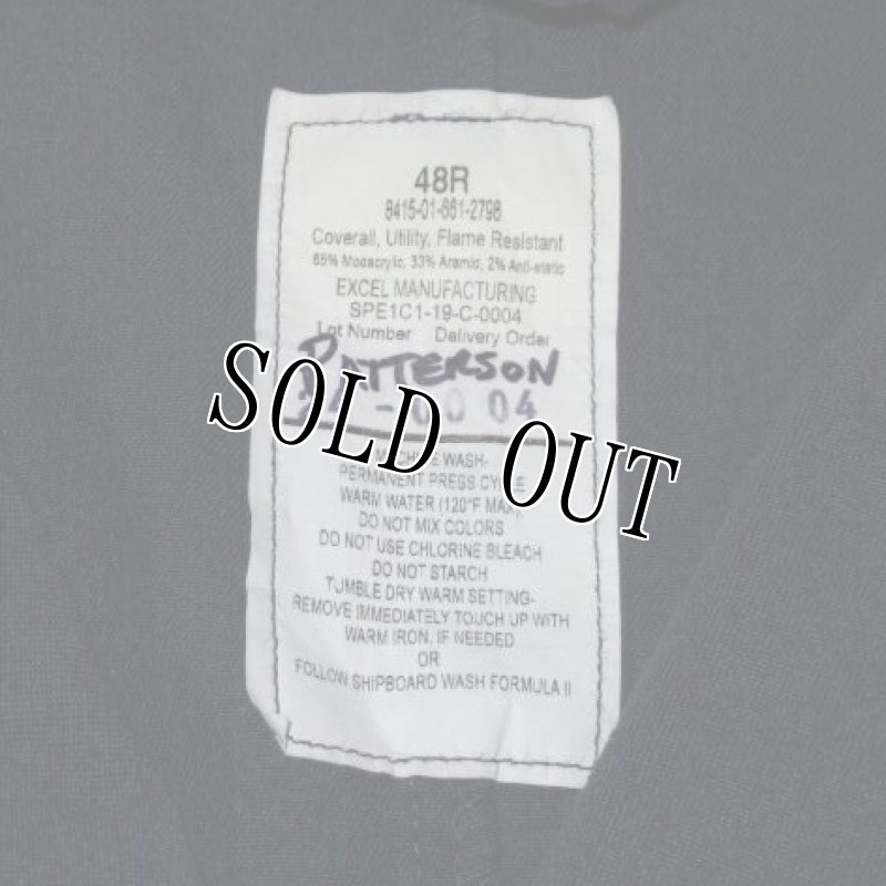 画像3: 米軍実物 COVERALL,UTYLITY,FLAME RESISTANT 48R (3)