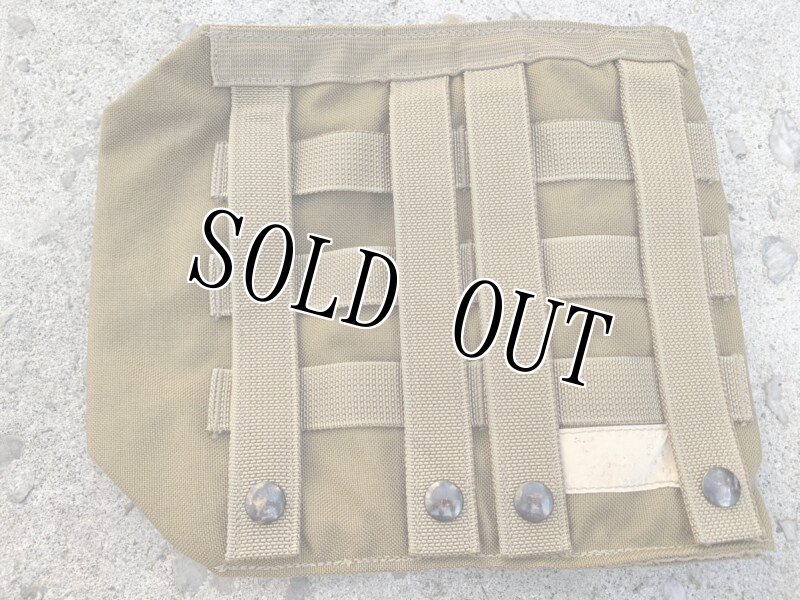 画像2: 米軍実物 EAGLE製 MOLLE  ガスマスク ポーチ コヨーテ (2)