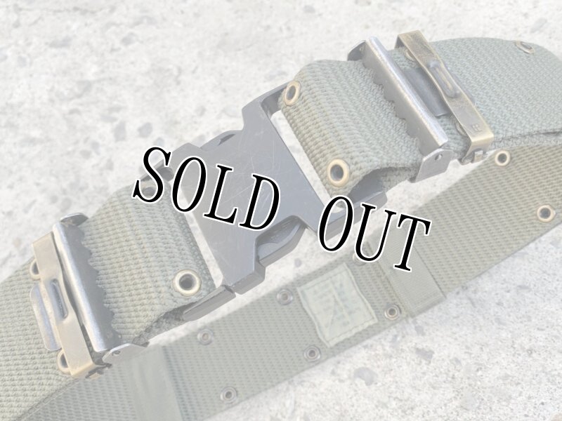 画像2: 米軍実物 LC-2 ピストルベルト OD Lサイズ  (2)