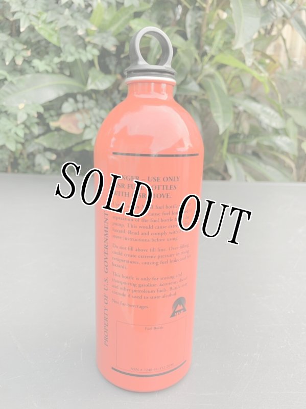 画像5: 海兵隊実物 軍用ガソリン MSR USMC 22oz 650ml フューエル ボトル マルチ燃料  (5)