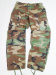画像1: 米軍実物,ウッドランドカモ　迷彩パンツ　SMALL-SHORT (1)