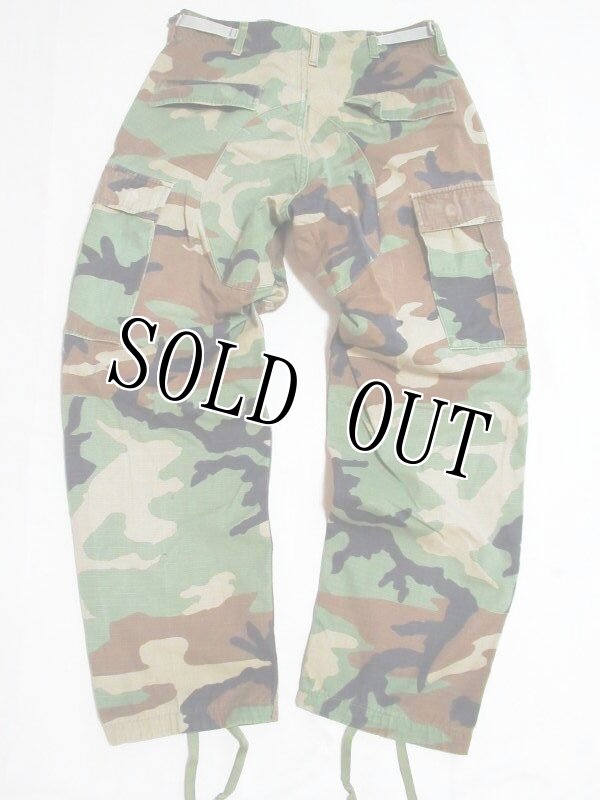 画像3: 米軍実物,ウッドランドカモ 迷彩パンツ SMALL-SHORT (3)