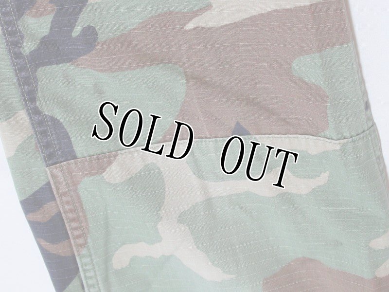 画像2: 米軍実物,ウッドランドカモ 迷彩パンツ SMALL-SHORT (2)