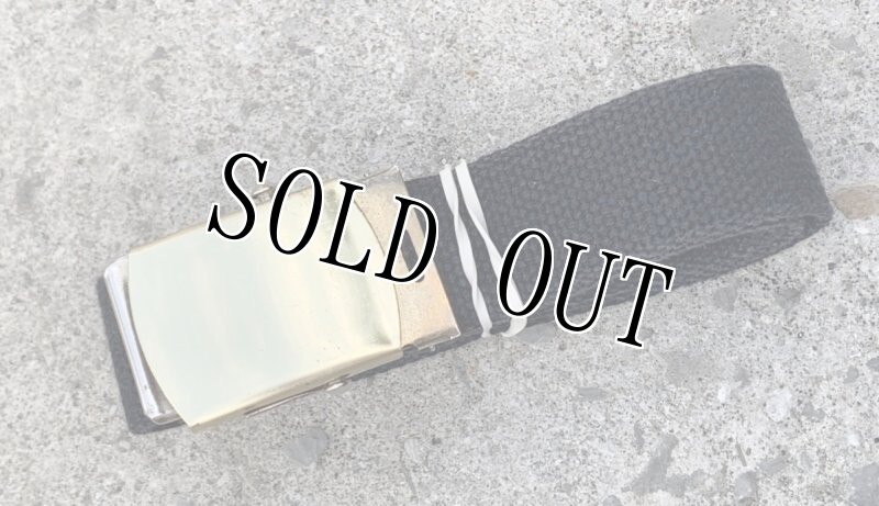 画像3: 米海軍放出品 US NAVY ベルト ブラック 108cm (3)