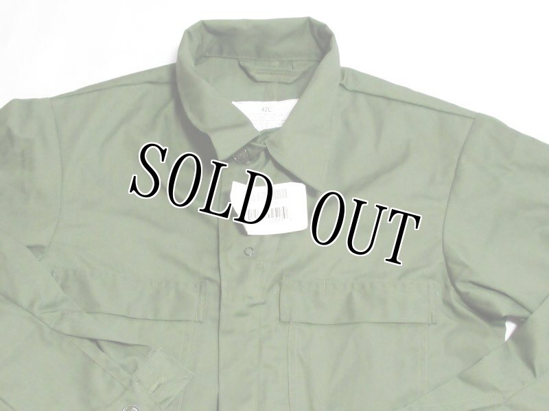 画像2: 米軍実物 カバーオール/つなぎ 42L OD (2)