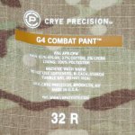 画像6: 米軍放出品,Crye Precision　G4　コンバットパンツ マルチカム 32REGULAR (6)