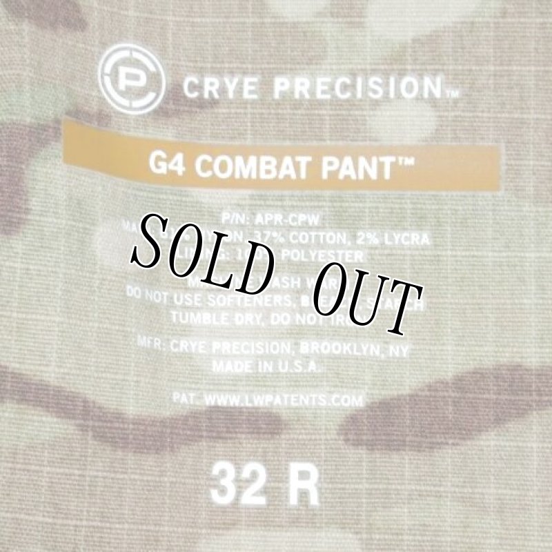 画像6: 米軍放出品,Crye Precision　G4　コンバットパンツ マルチカム 32REGULAR (6)