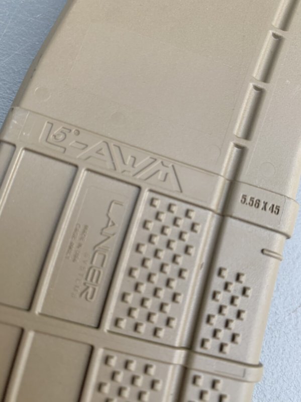 画像9: 米軍実物 Lancer L5 AWM 30 Round .223/5.56 AR-15 Magazine FDE (9)