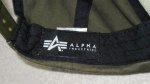 画像4: 米軍放出品 ALPHA　INDUSTRIES　CAP (4)