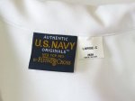 画像4: 米軍実物 US NAVY ドレスシャツ　LARGE (4)